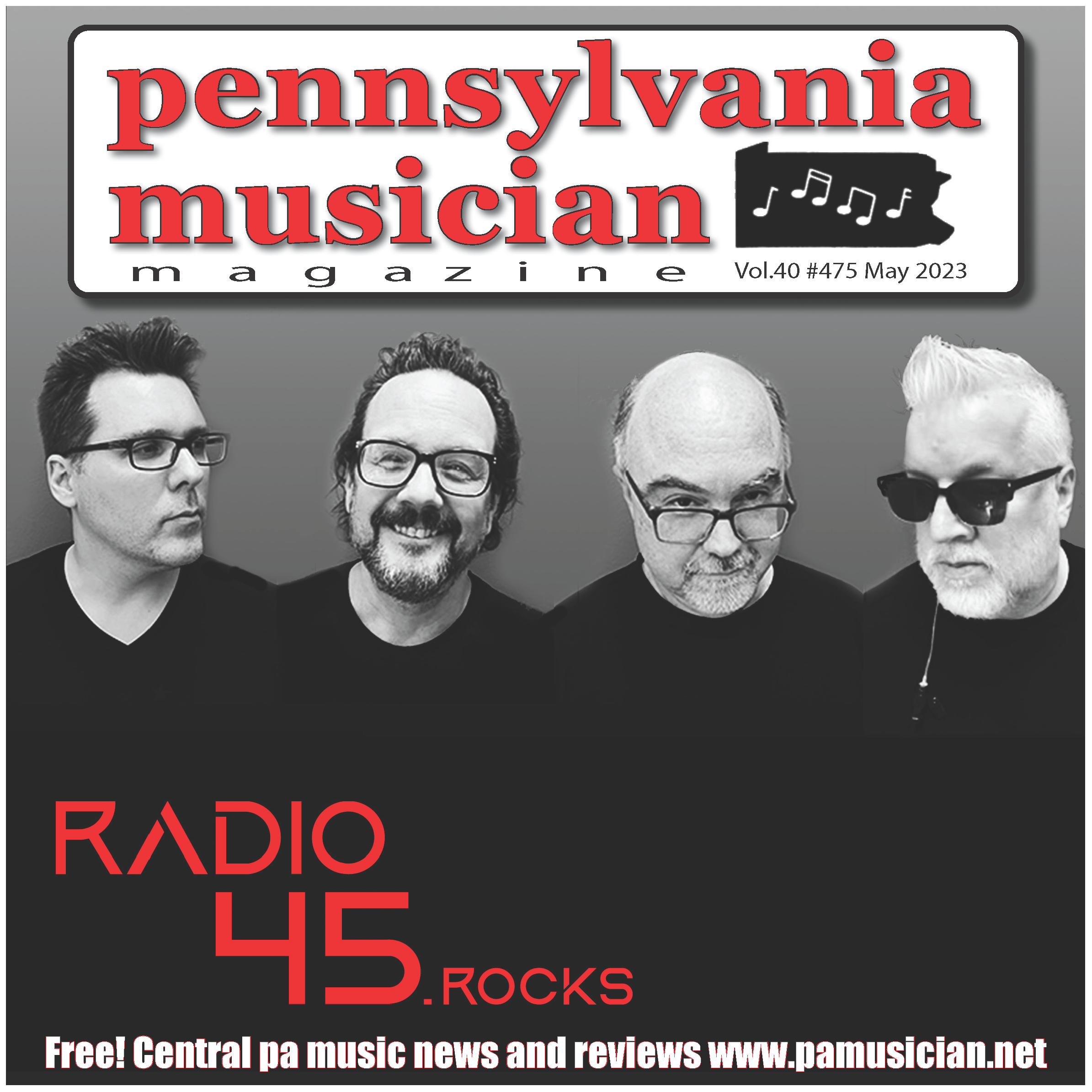 Radio 45 on the Cover of PA Musician